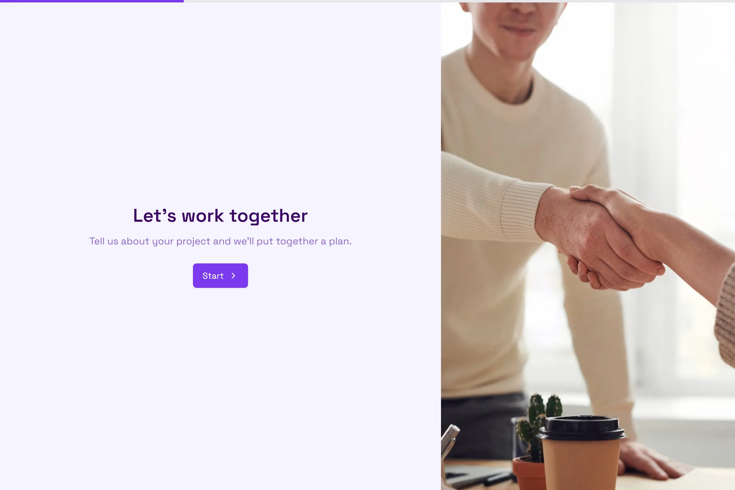 Agency Project Inquiry preview