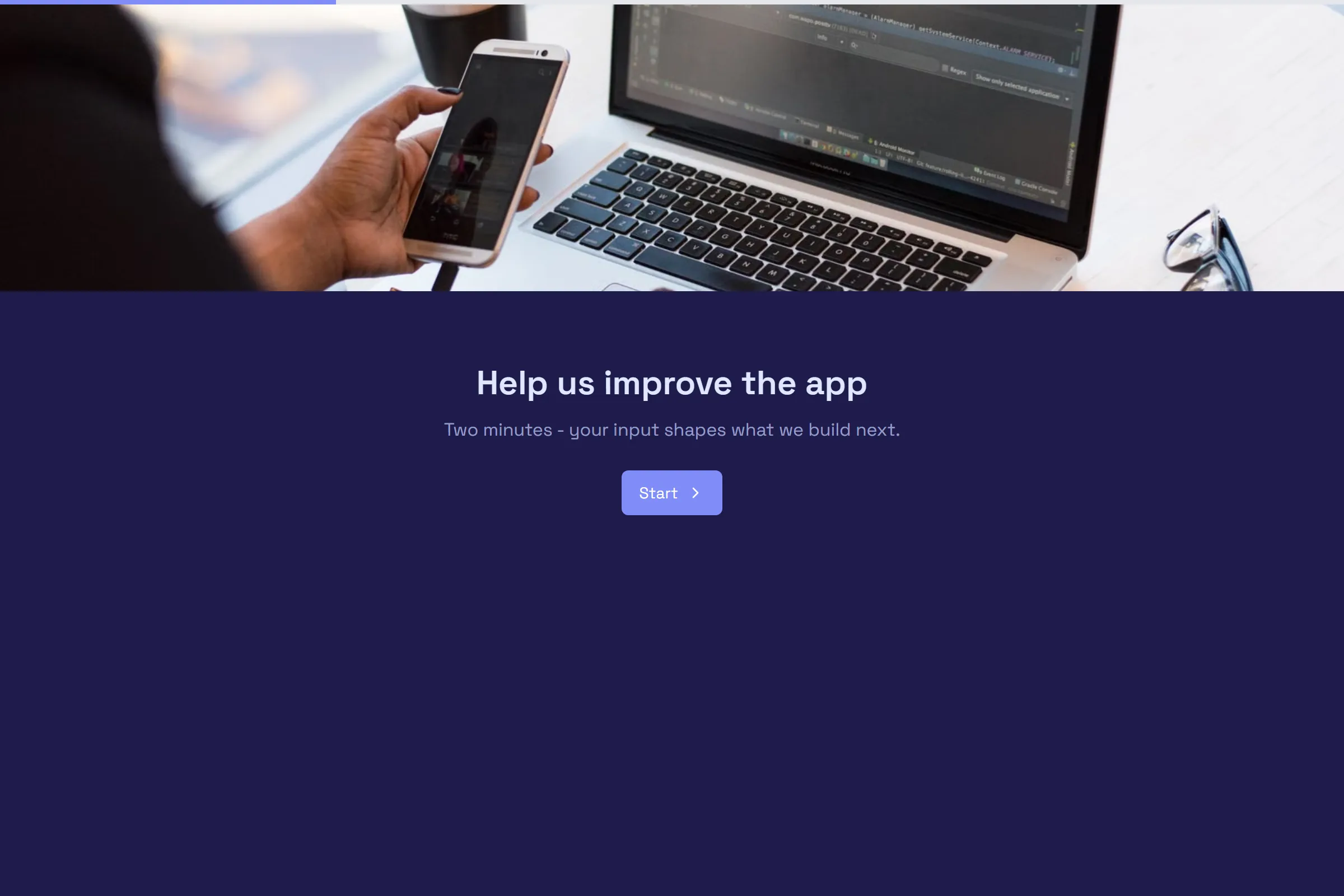 App Feedback Survey preview