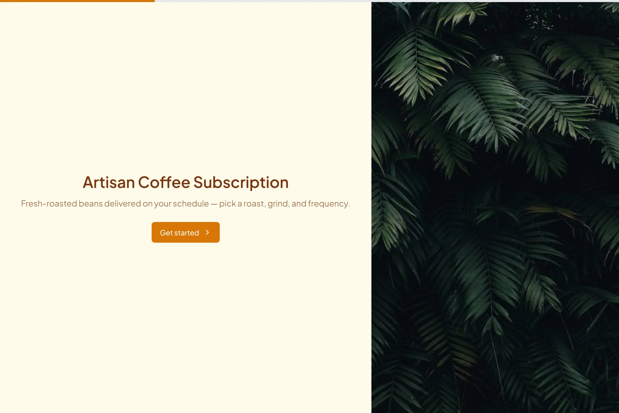Artisan Coffee Subscription preview