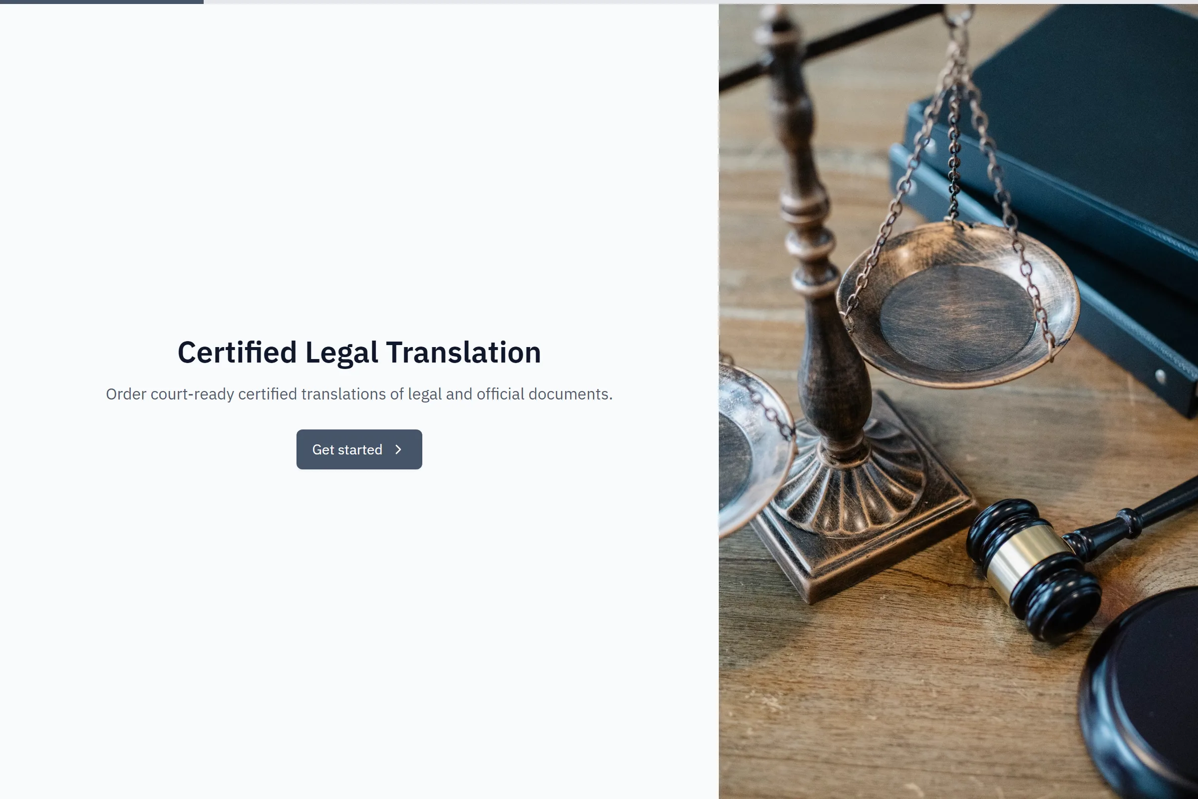 Certified Legal Translation preview