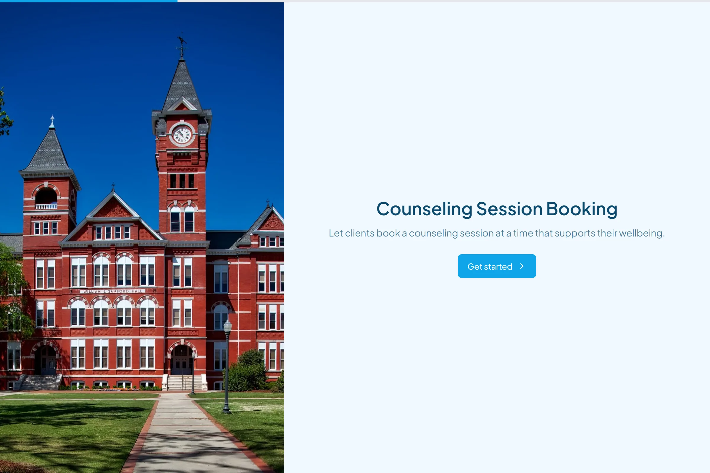 Counseling Session Booking preview