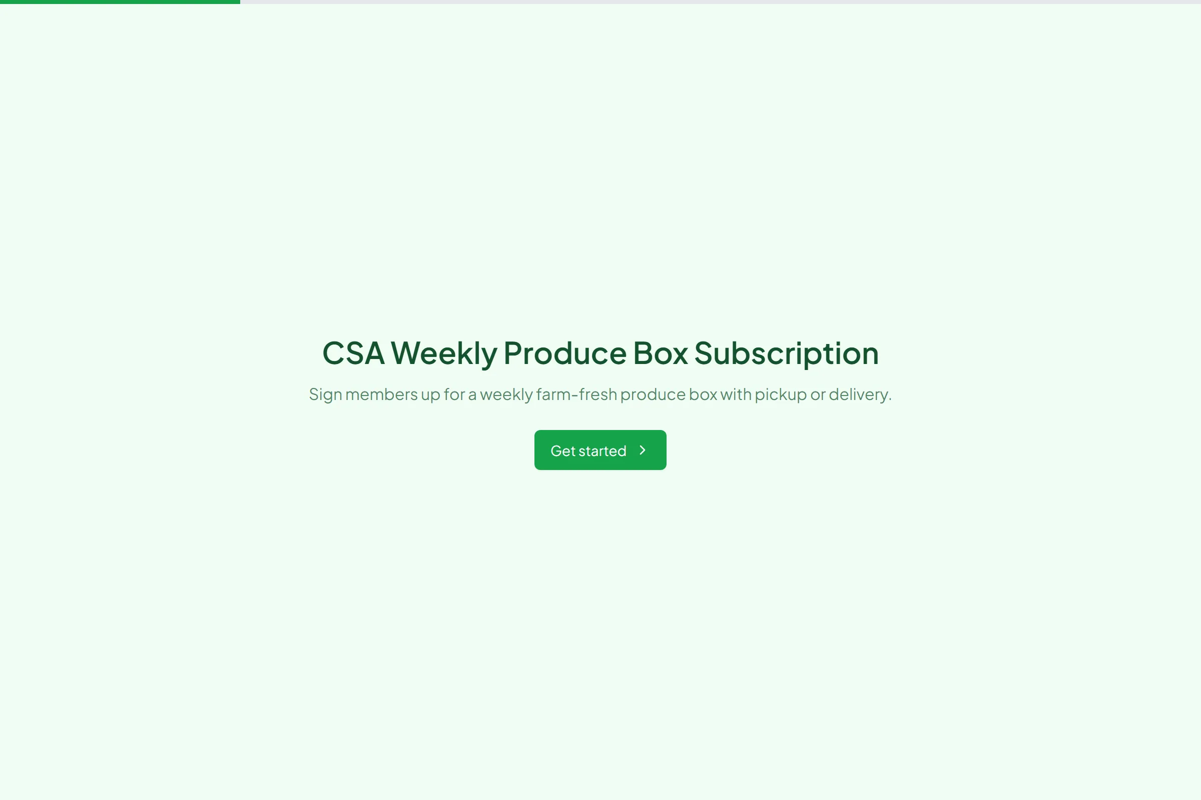 CSA Weekly Produce Box Subscription preview