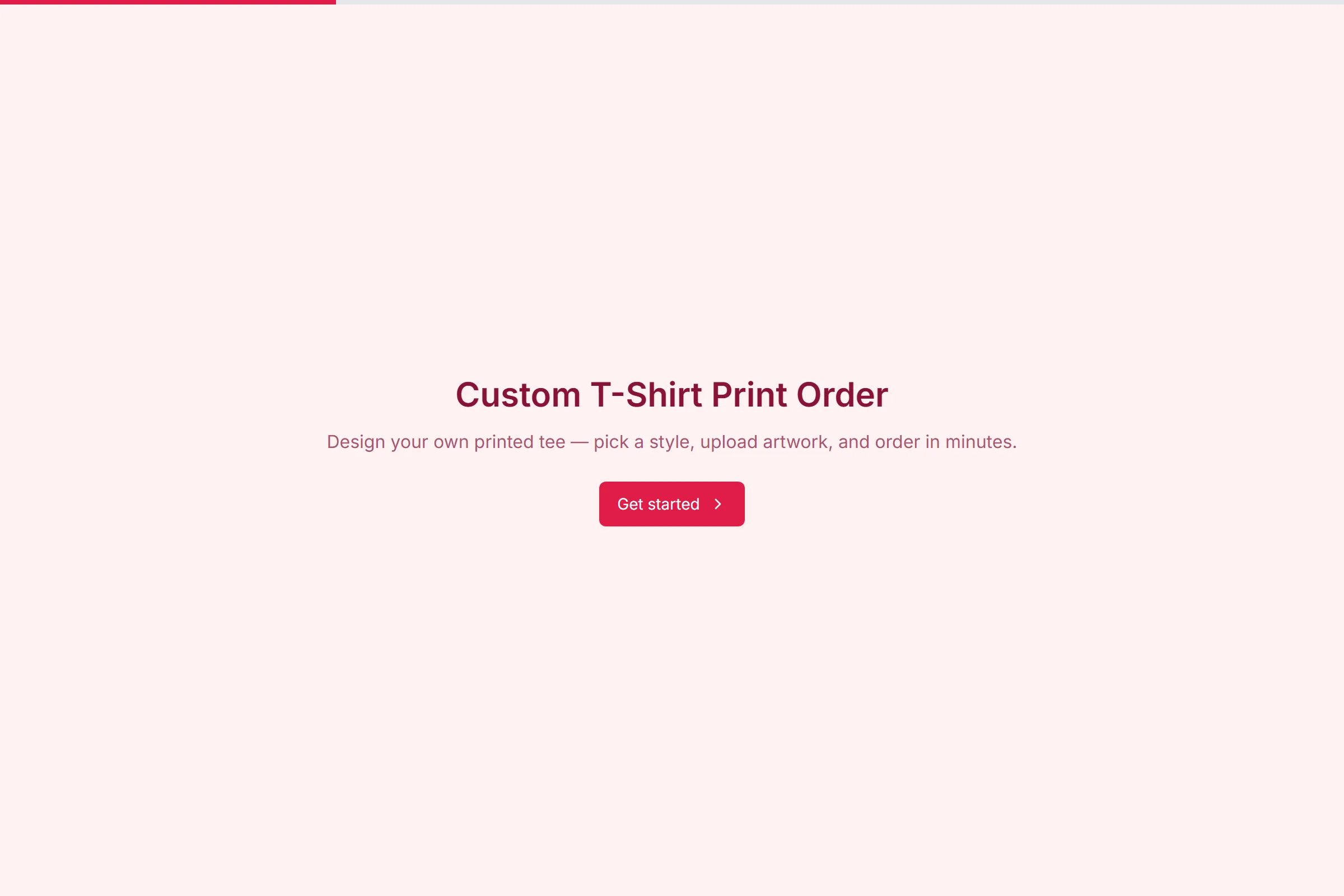 Custom T-Shirt Print Order preview