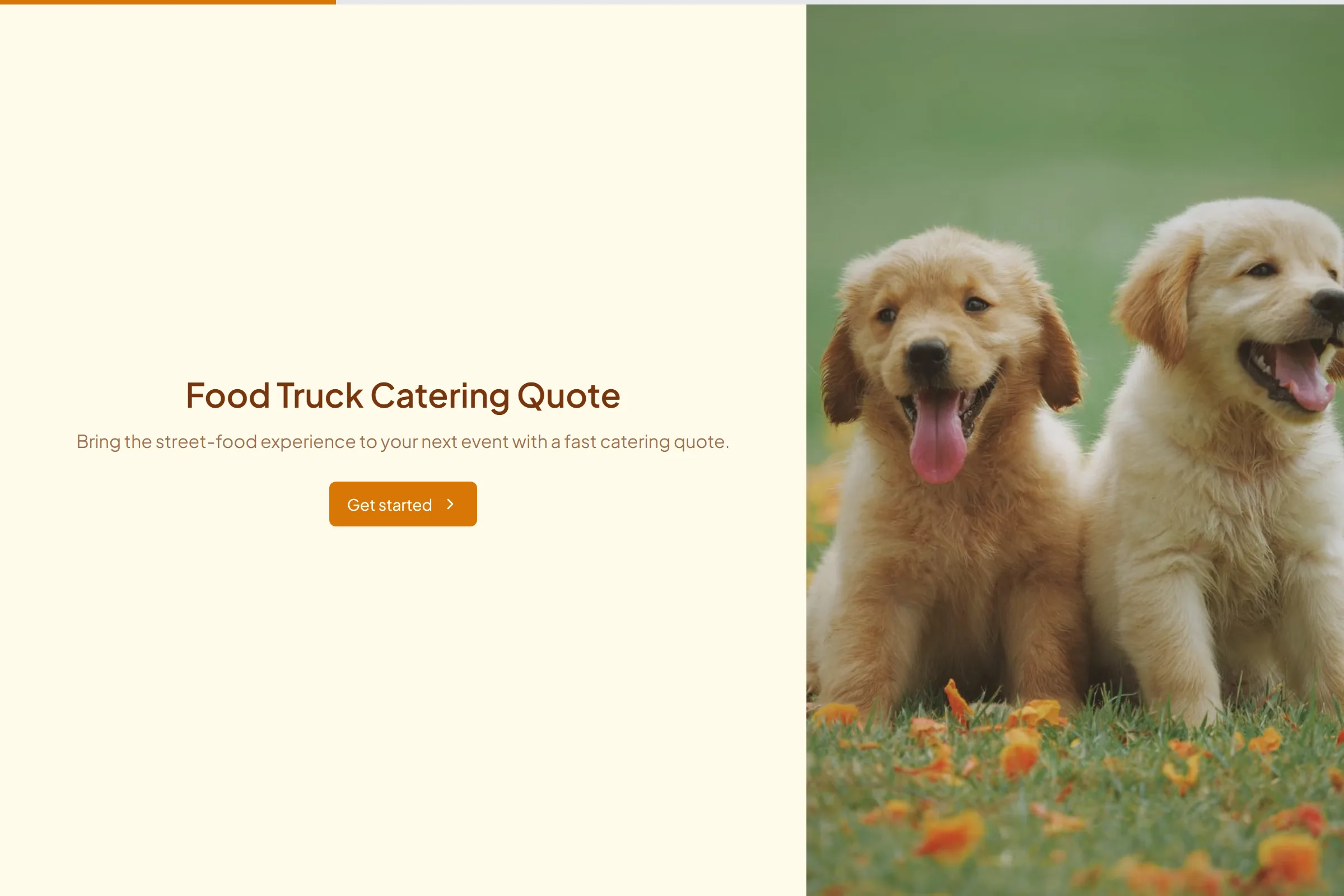 Food Truck Catering Quote preview