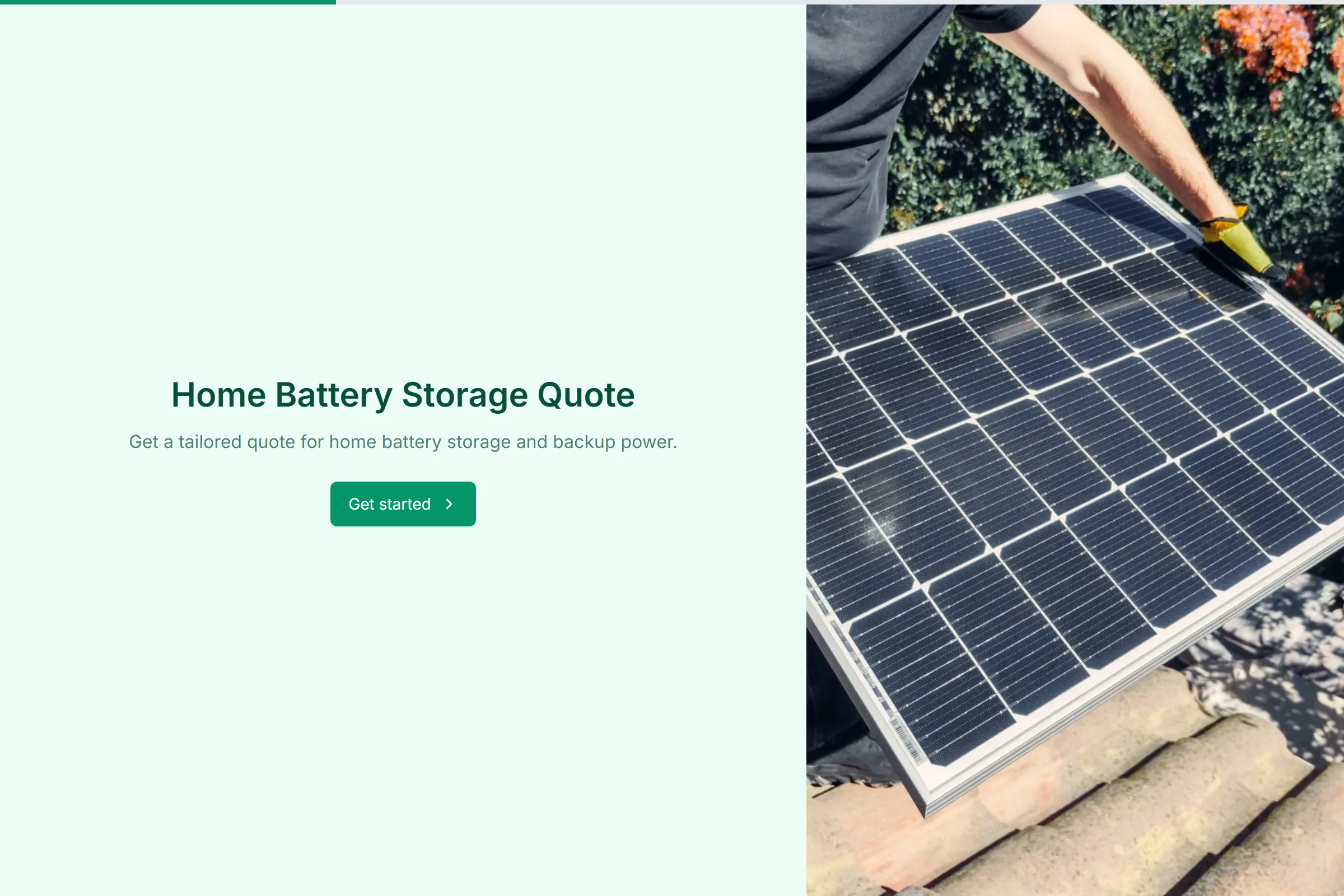 Home Battery Storage Quote preview
