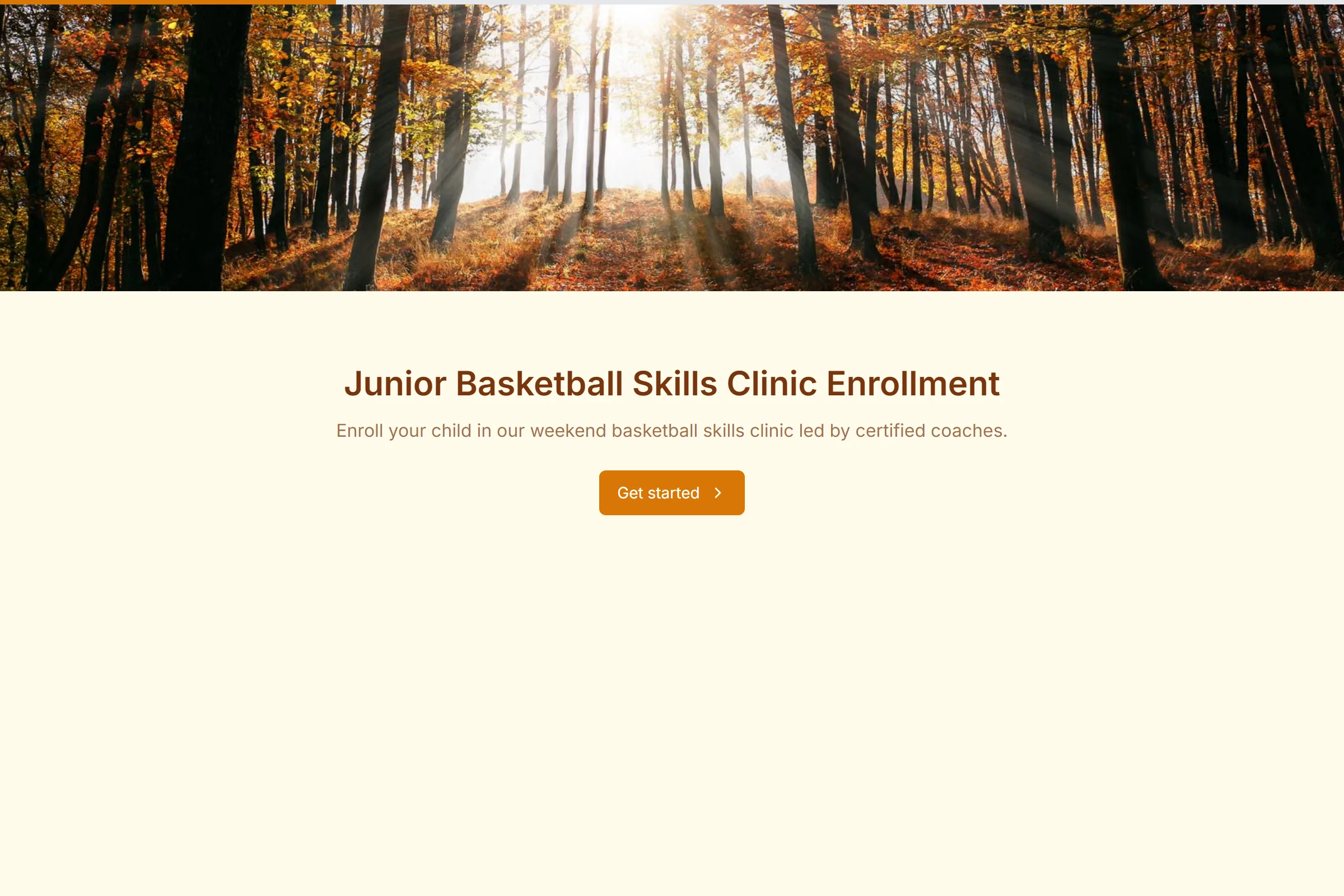 Junior Basketball Skills Clinic Enrollment preview