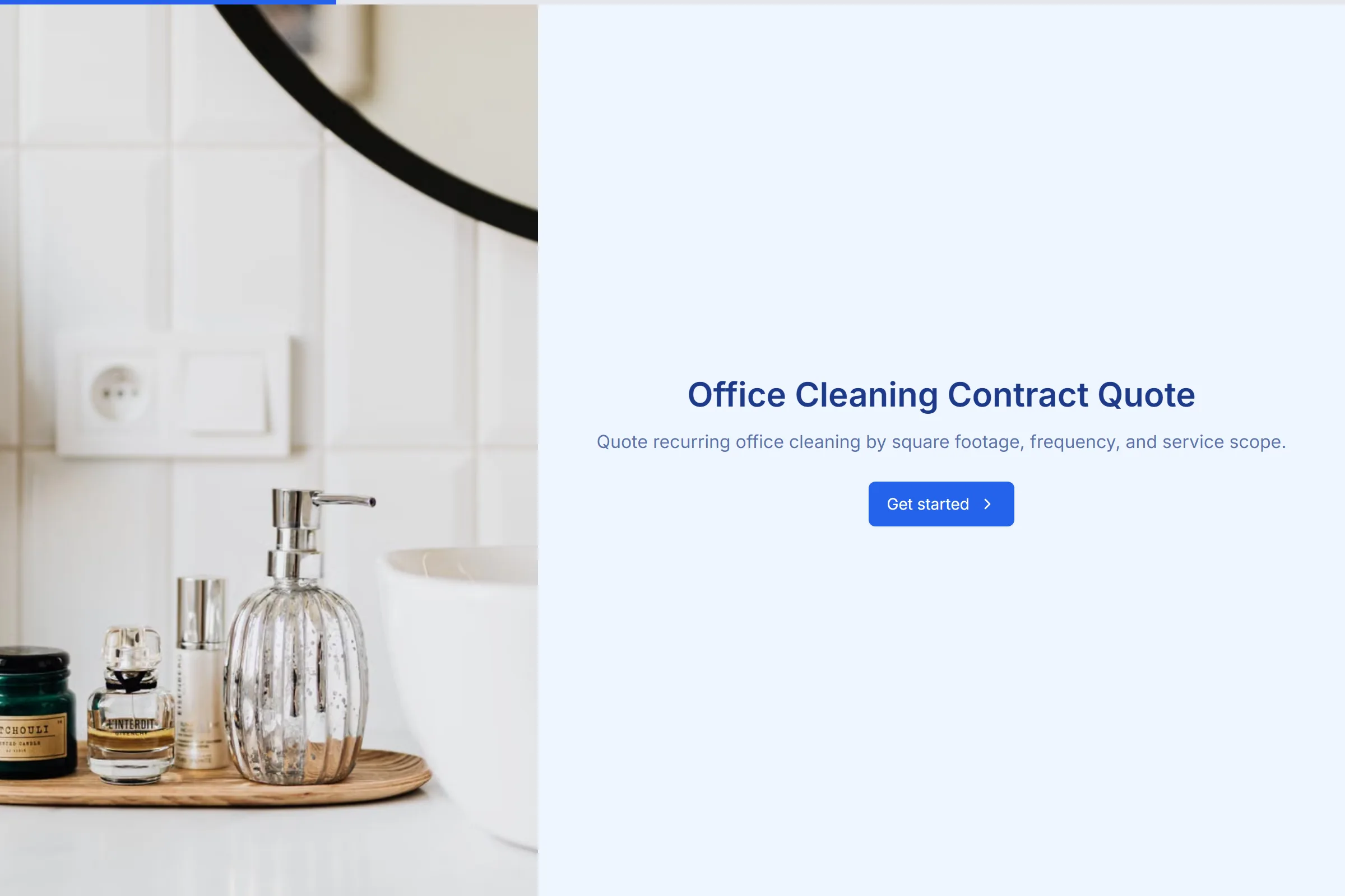 Office Cleaning Contract Quote preview