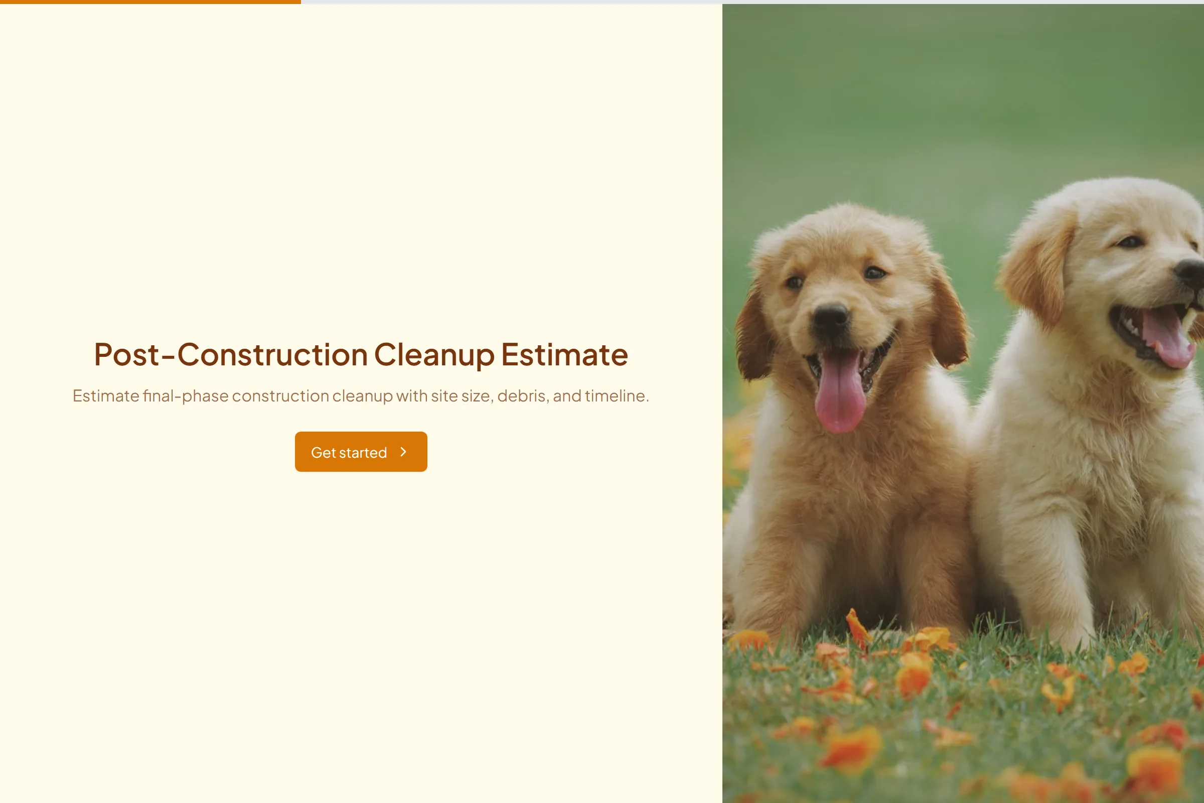 Post-Construction Cleanup Estimate preview