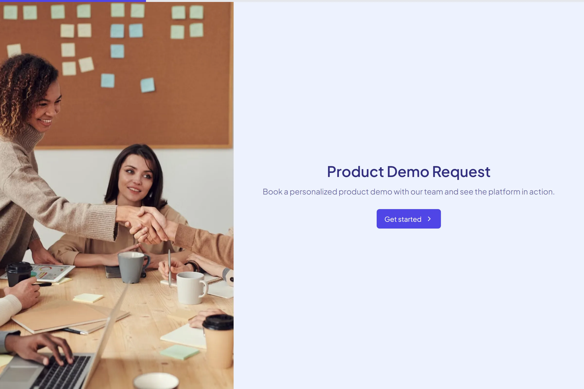 Product Demo Request preview