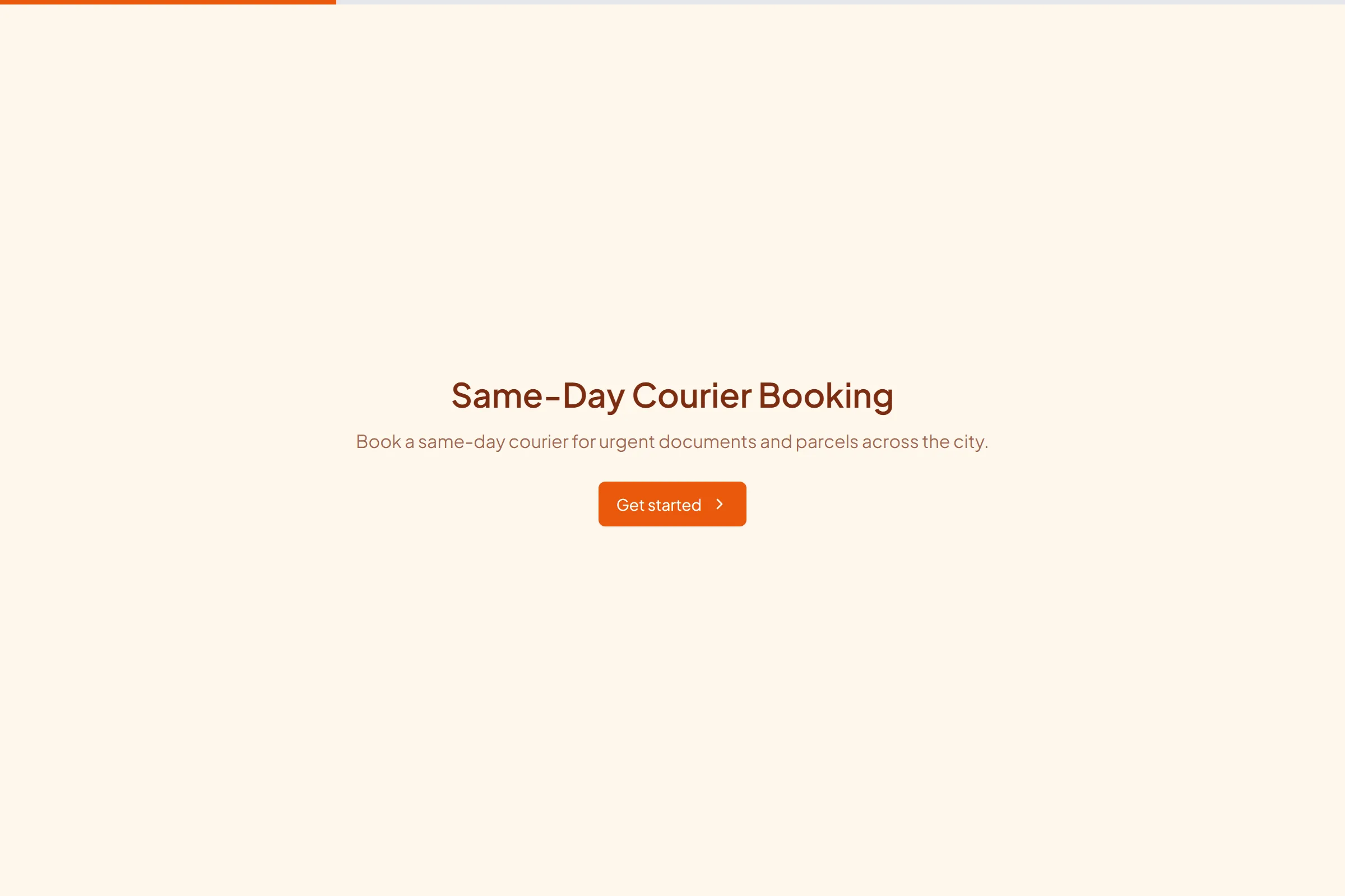 Same-Day Courier Booking preview