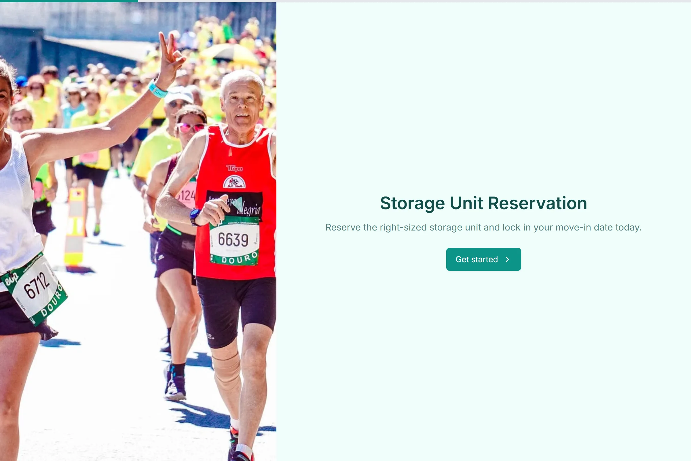 Storage Unit Reservation preview
